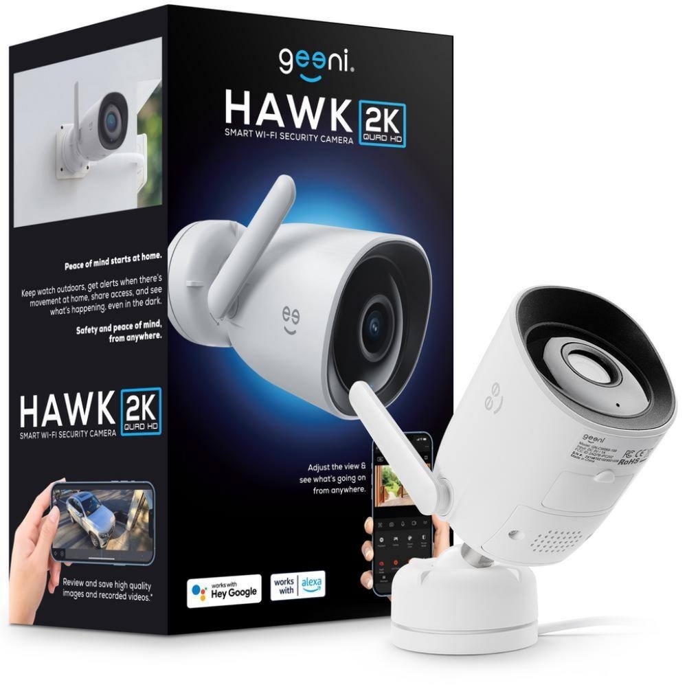 Geeni Hawk 2K Smart Wi-Fi Security Camera